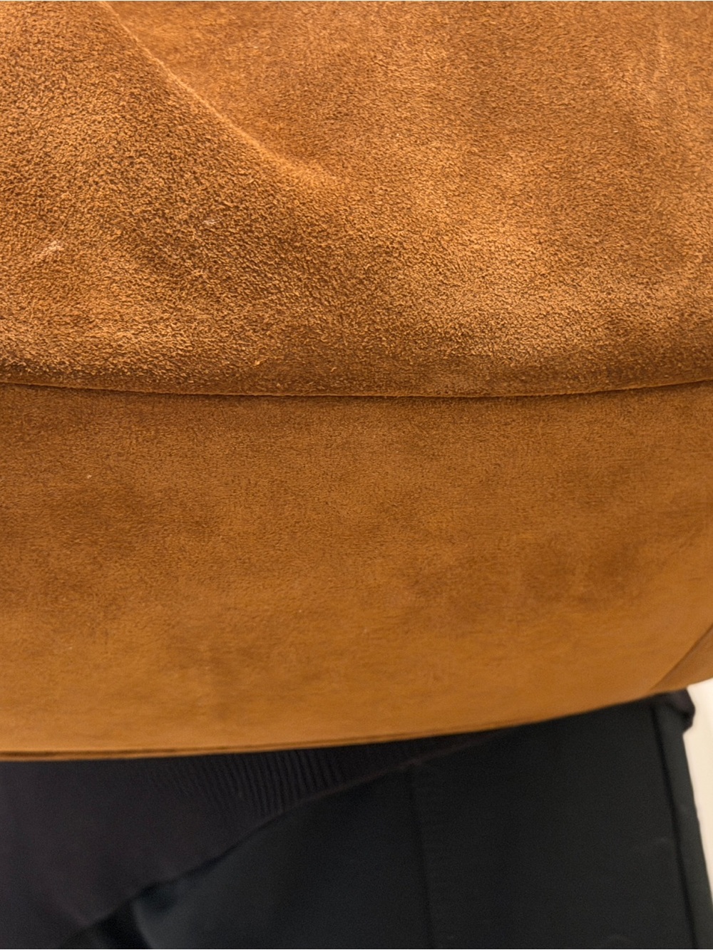 YSL Saint Laurent Le 5 a 7 Bea Tote Bag Brown Caramel Cognac Suede Leather Gold - Picture 13 of 14